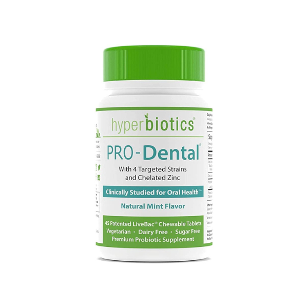 Hyperbiotics Pro-Dental Probioticos con zinc